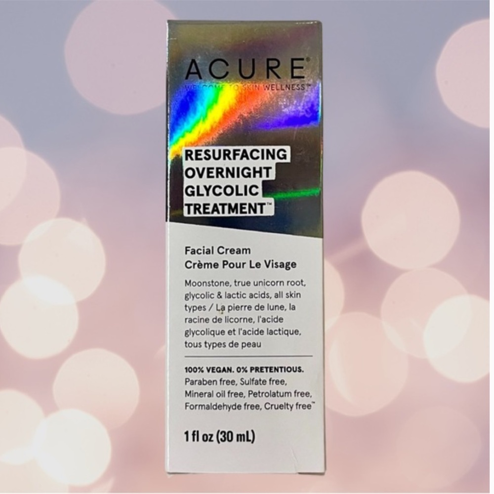 NWT Glycolic and Lactic acid overnight treatment 30ml